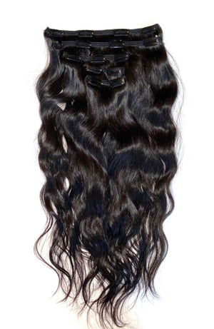 Raw Cambodian Wavy Clip Ins